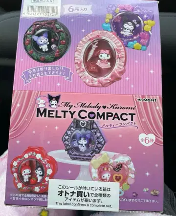 풀컴프 마이멜로디 & 쿠로미 MELTY COMPACT 6종 세트
