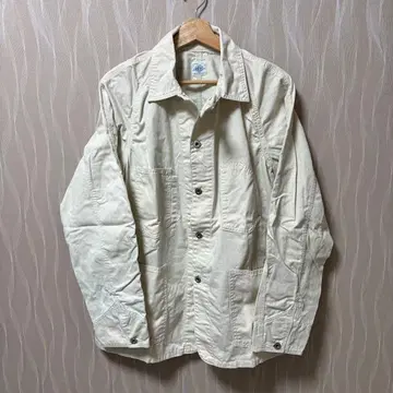 USA 포스트 오버올즈 커버올 내추럴 M 면 트윌