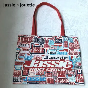 미사용 새상품 Jassie x jouetie 콜라보 쇼핑백 토트백
