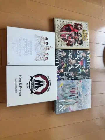 King & Prince DVD 5매 세트