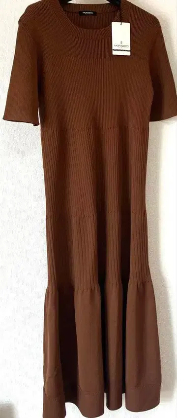 프랑스 고급 노포 브랜드 모라비토 니트 원피스