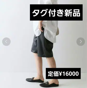 택 포함 FRAMeWORK 블랙 숏팬츠 프레임워크 40