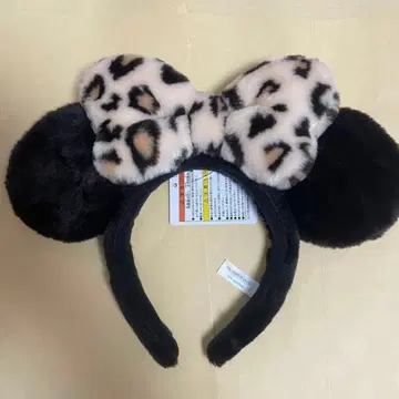 디즈니 레오파드 무늬 머리띠 미니 레오파드