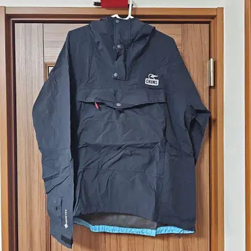 CHUMS GORE-TEX 아노락 마운틴 후드티 블랙 L