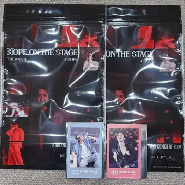 BTS 영화 HOPE ON THE STAGE 팝콘 특전 4종