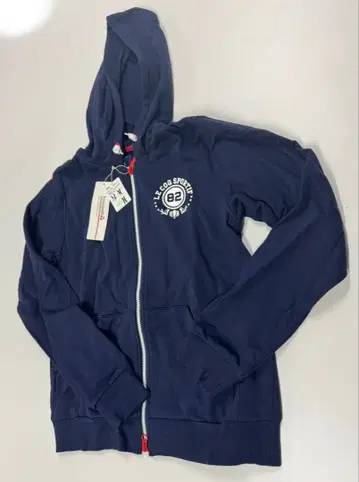 Le Coq Sportif 후드 부착 자켓 네이비