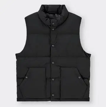 [ GU ] 히트 패디드 베스트 블랙 L 사이즈