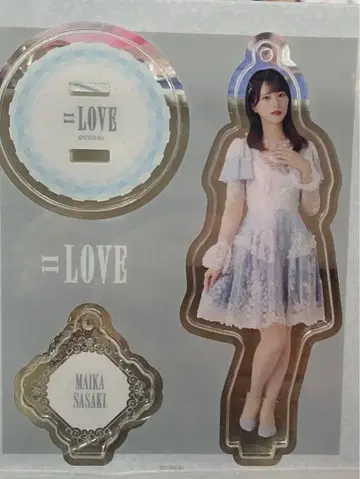 =LOVE 사사키 마이카 아크릴 스탠드 라스트 노트밖에 모르는 의상