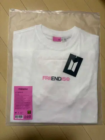 BTS V 태태 T셔츠 프렌즈 FRI(END)S