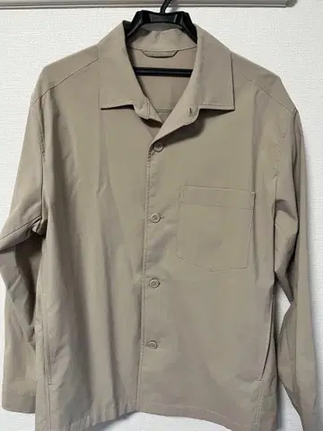 베이지 폴리에스테르 셔츠 L 사이즈