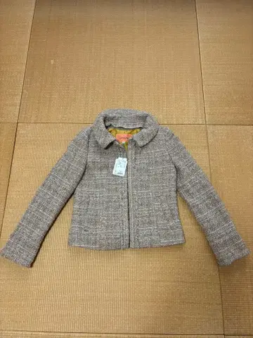 새상품 Sunauna 베이지 트위드 자켓 M