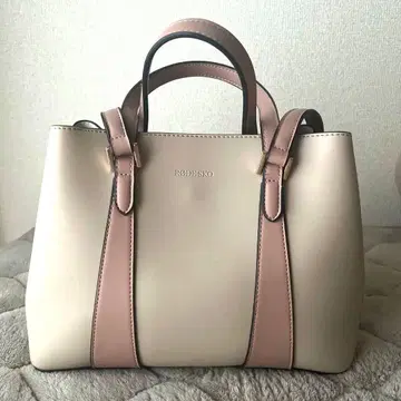 RODESCO 핸드백 베이지 핑크