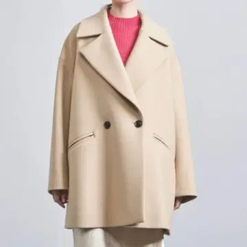 UNITED ARROWS A라인 테일러드 코트 XS 사이즈 베이지