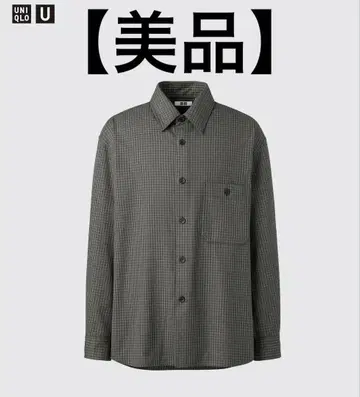 [ 새상품급 ] UNIQLO U 25AW 트윌 워크 오버 사이즈 셔츠 L