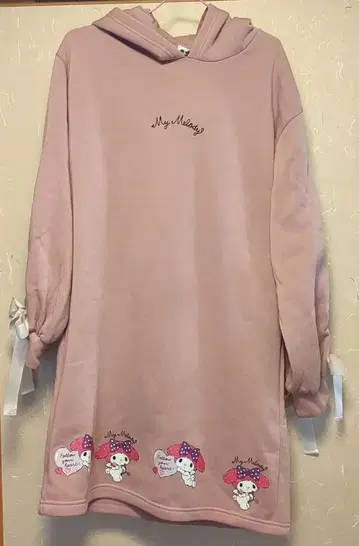 마이멜로디 귀 달린 후드티 원피스 M~L