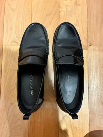 HARUTA YONFA 블랙 로퍼