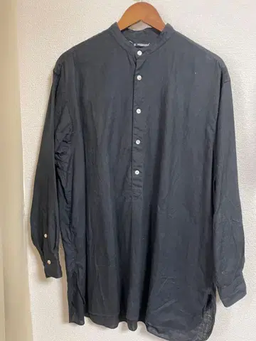 마티앤선즈 LINEN PULLOVER SHIRT