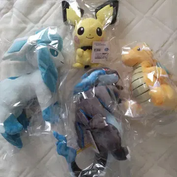 [ 새상품 ] Sanei Boeki 메가 리자몽 X 외 봉제 인형