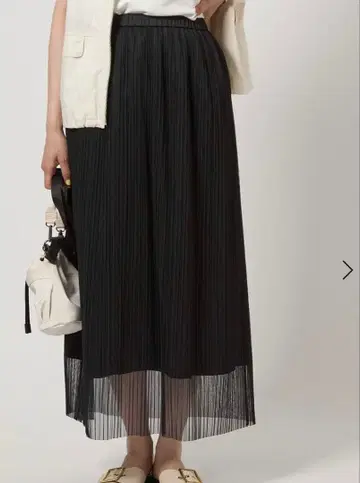 그린 라벨 릴랙싱 튤 개더 스커트