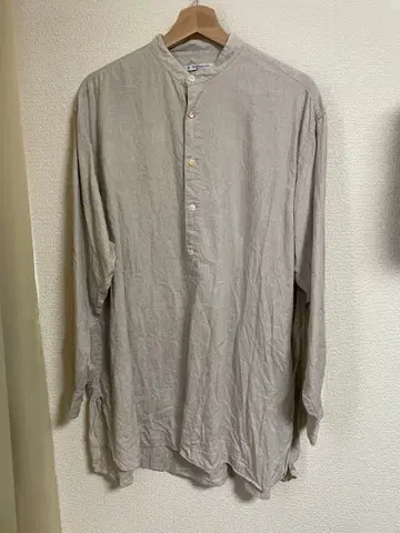 마티앤선즈 LINEN PULLOVER SHIRT