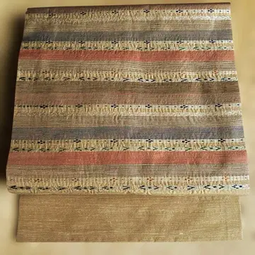 나고야 오비 하나오리 겨자색