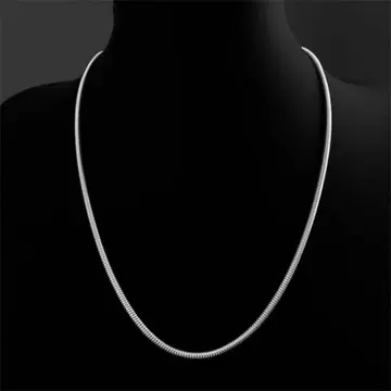 실버925 스네이크 체인 목걸이 50cm 11g 다중 구매 가능