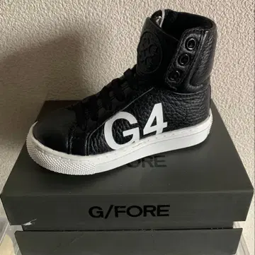 택 포함 새상품! G/FORE G4 하이컷 스니커즈 블랙 퍼터 커버