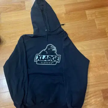 XLARGE 엑스라지 로고 블랙 후드티 M
