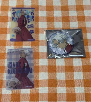 도쿄 리벤저스 누이파루와 함께! 쿠로카와 이자나 캔뱃지 클리어 카드