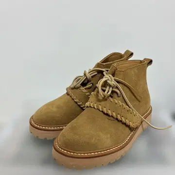 미사용품 snowpeak 레이스업 부츠 6 vibram 밑창 스웨이드