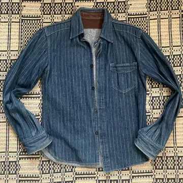 DELUXEWARE 디럭스웨어 데님 플란넬 셔츠