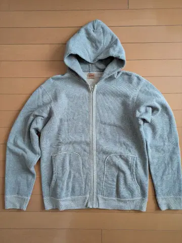 디럭스웨어 풀 집업 후드티 그레이 M 사이즈