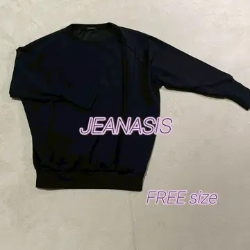 JEANASIS 블랙 긴팔 상의 FREE 사이즈