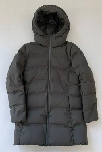 유니클로 UNIQLO 심리스 다운 숏코트 카키 S