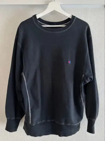 80s champion 리 버스위브 블랙 염색