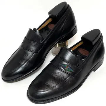 a.testoni 아 테스토니 하프 새들 로퍼 블랙 7G 가죽 신발