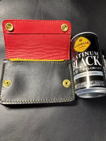 미니 트래커 지갑 접이식 지갑 바이커 지갑 가죽 지갑