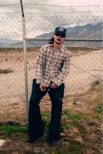 타투 스튜디오 야마다 옴브레 체크 셔츠 L