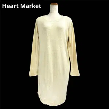새상품급 Heart Market 튜닉 니트 원피스 F 화이트