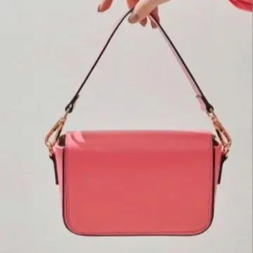 핑크 숄더백 버튼식 Aunt Marie's