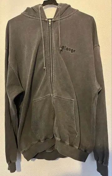 XLARGE 그레이 집업 후드티 새상품급