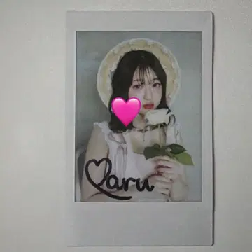 사쿠라바 하루카 친필 사인 폴라로이드
