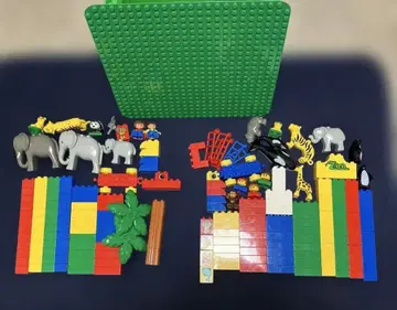 LEGO 듀플로 1 동물원 2 코끼리 가족 3 기본판 정품 상자 없음