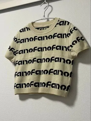 [ FanoStudios ] 반팔 썸머 니트 모노그램