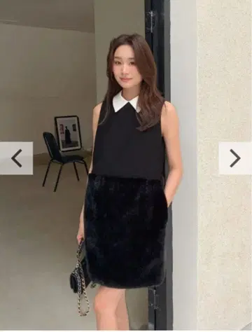 BIRTHDAY BASH 원피스 퍼 포함 드레스