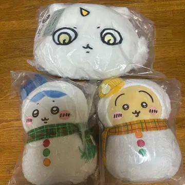 애니마이 복권 B상 하치와레 C상 토끼 봉제 인형 D상 아노코 쿠션