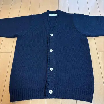 RINEN 네이비 V넥 가디건