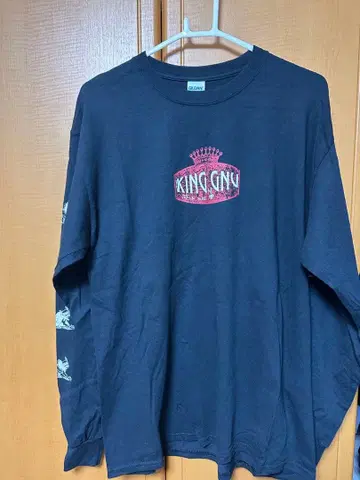 KING GNU 롱 슬리브 T셔츠 블랙