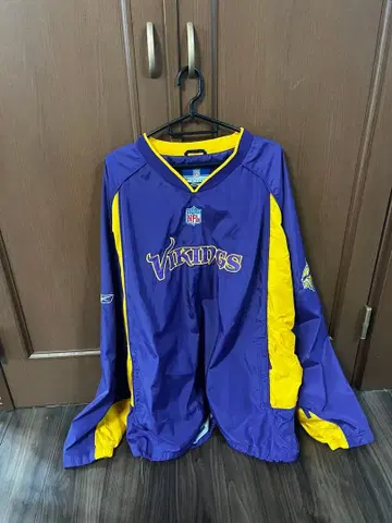 NFL 바이킹스 나일론 자켓 XXXL