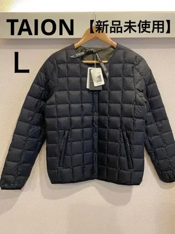 [ 미사용 새상품 ] TAION 여성용 다운 자켓 블랙 L